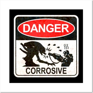 Danger Corrosive Posters and Art